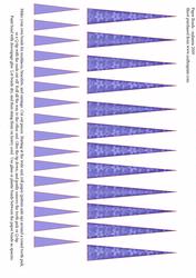 Paper Beads in Lilac