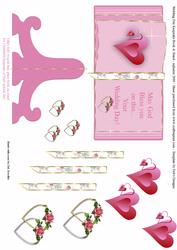 Wedding Day Keepsake Book & Stand