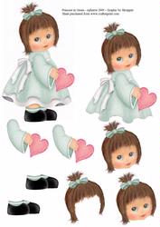 Princess in Green Step-by-step