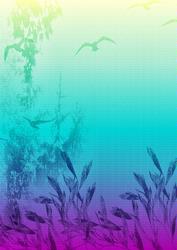 Birds in Flight A4 Backing Sheet