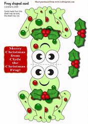 Clyde the Christmas Frog