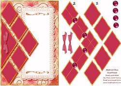Abstract Chic Card Topper 3