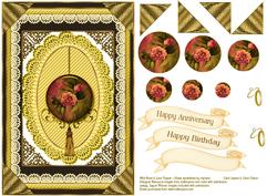 A Wild Rose & Lace Card Topper 3