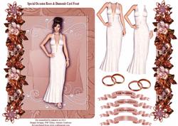 Special Occasion Roses & Diamonds Card Front 2
