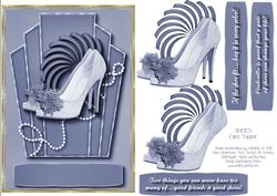 Not Enough Shoes Card Topper 2