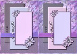 Layered Floral Card Toppers