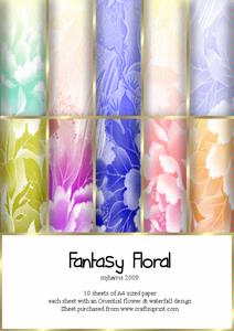 Fantasy Floral Paper Pack