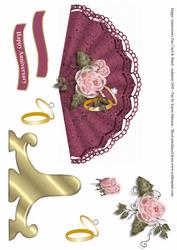 Anniversary Fan Card & Stand