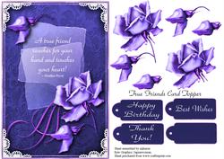 Our True Friends Card Topper 2