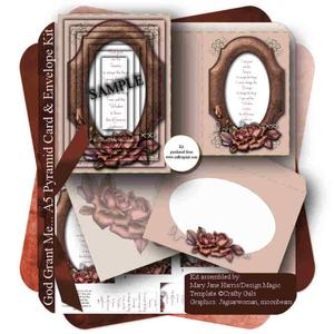 God Grant Me -  Pyramid Card & Envelope Kit