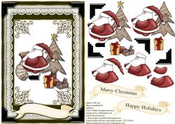 Santa's Naughty or Nice List Card Topper