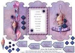 Across the World Tri-fold Card 2