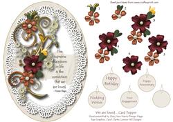 We Are Loved - Card Topper