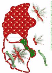 Christmas Bells Shaped Card