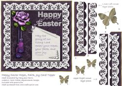 Happy Easter Hopes, Faith, Joy Card Topper 1