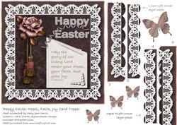 Happy Easter Hopes, Faith, Joy Card Topper 2