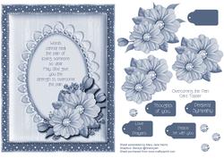 Overcoming the Pain Card Topper 2