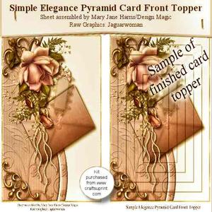 Simple Vintage Elegance Card Topper Kit
