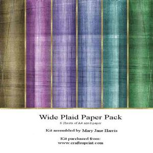 Wide Plaid Paper Pack - Cu4cu