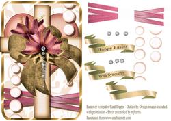 Easter or Sympathy Cross Topper