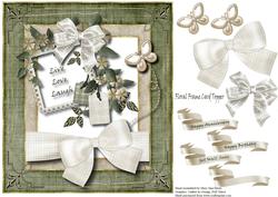Floral Frame Card Topper