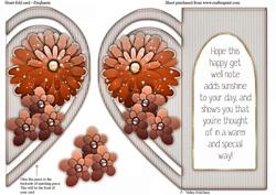 Get Well Heart Fold Card