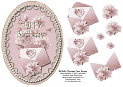 Birthday Message Card Topper 1