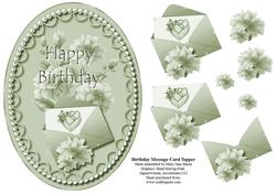 Birthday Message Card Topper 4