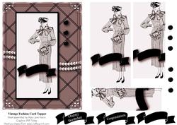 Elegant Vintage Fashion Topper 1
