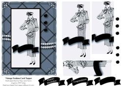 Elegant Vintage Fashion Topper 2