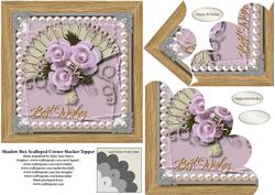 Shadow Box Scalloped Corner Stacker Card Topper 1