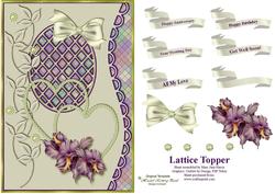 Lattice Card Topper 2