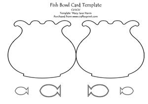 Fish Bowl Card Template - Cu4cu