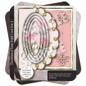 Decorative Side Fold Card Kit 1
