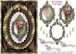Rose Goddess Card Topper 2