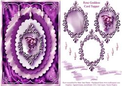 Rose Goddess Card Topper 3
