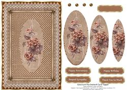 Geranium Parchment Card Topper 3