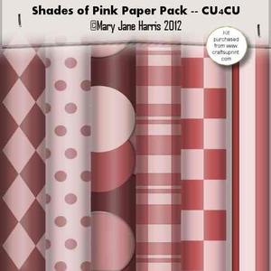 Shades of Pink Paper Pack - Cu4cu