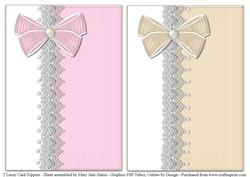 2 Lacey Card Toppers 1 - Cu