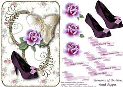 Romance of the Rose Card Topper