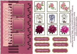 Mademoiselle Card Topper 1
