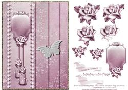 Subtle Beauty Card Topper 1