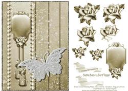 Subtle Beauty Card Topper 2