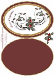 Holly Jolly Christmas Card