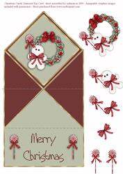 Christmas Cand Diamond Top Card
