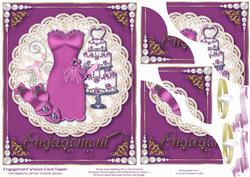 Engagement Wishes Card Topper 2