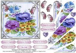 Bouquet of Happiness Fan Topper 1