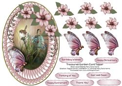 Treasured Garden Card Topper 1