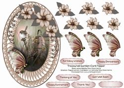 Treasured Garden Card Topper 3