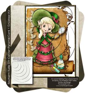 Southern Belle Off-center Pyramid Card & Envelope Kit